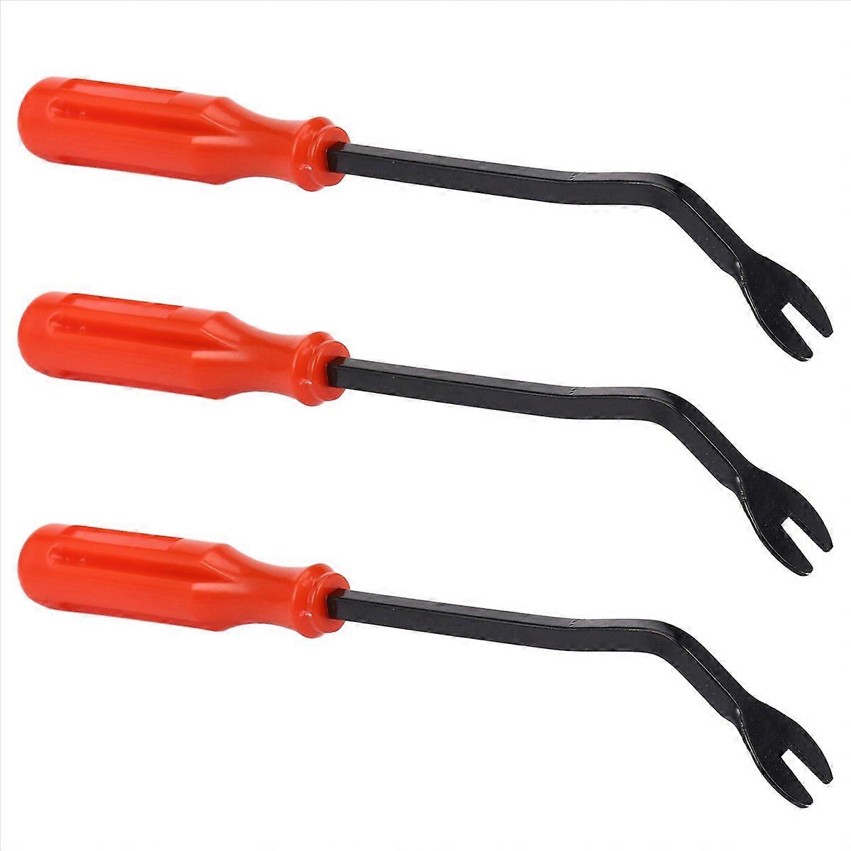 3X U Tip Nail Staple Fastener Rivet Tack Puller Removing Tool Screwdriver Hand Tool Remover for Auto