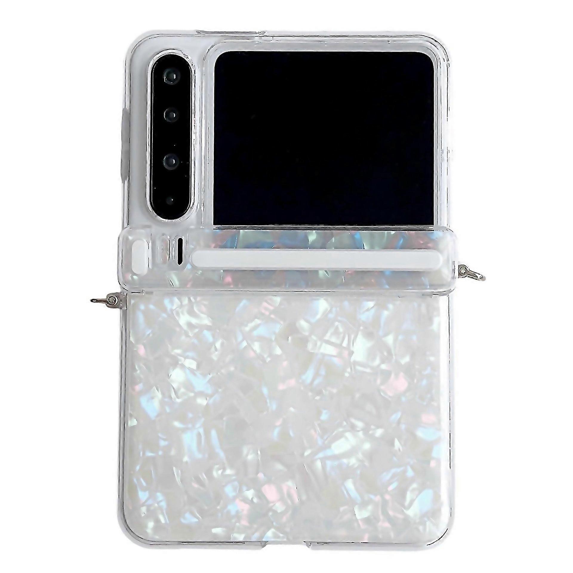 For Side Buckle Axis Pearlescent Shell Texture Phone Case For Huawei Pura