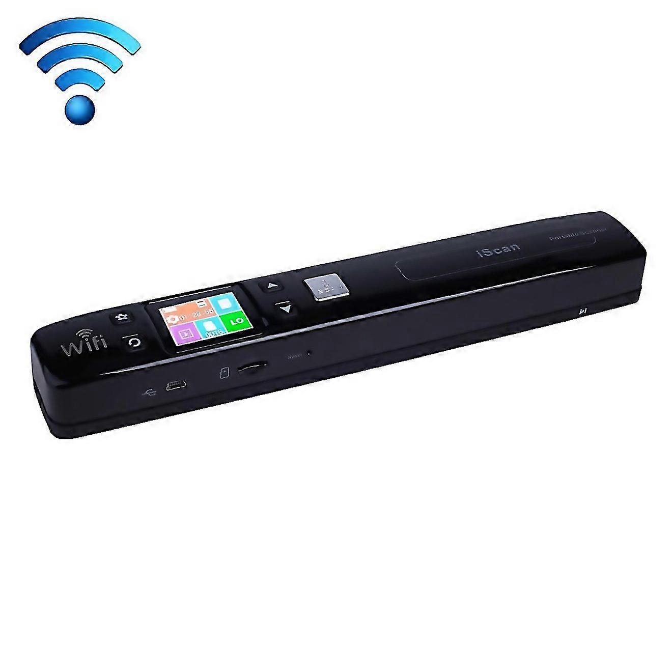 For Iscan02 Wifi Double Roller Mobile Document Portable Handheld Scanner With Led Display Support 10