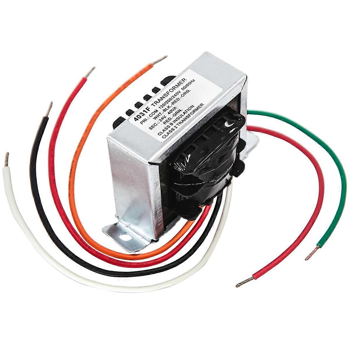 24V 40VA Control former 40VA, Primary 120, 208, 240V Secondary 24V, HVAC Furnace Multi Tap with Foot Mount