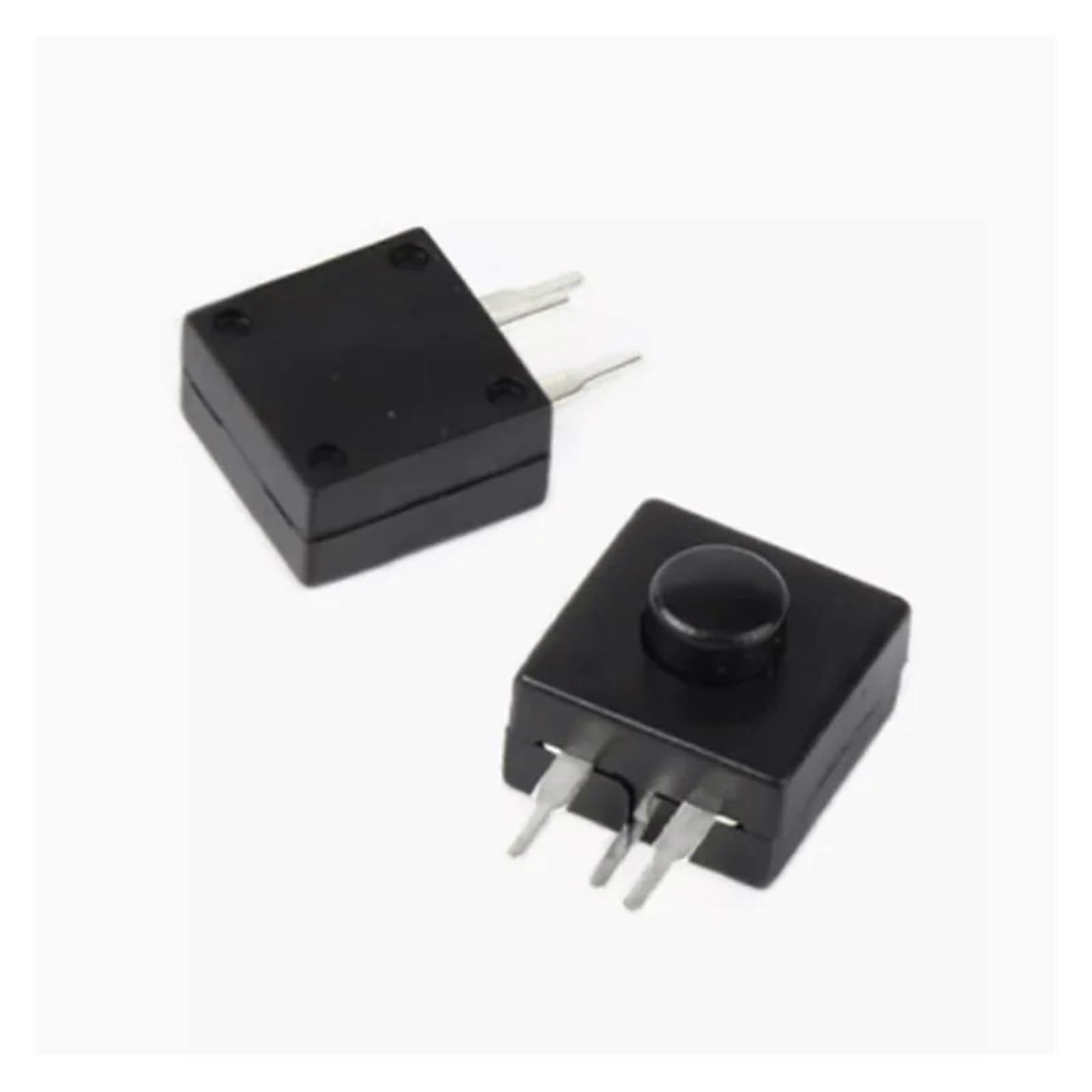 Flashlight Head Light 10 Pcs 213WD 12x12mm DC 30V 1A 3PIN Push Button Switch ONOFFON