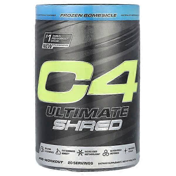 C4 / Cellucor, C4 Ultimate Shred, Pre-Workout, Frozen Bombsicle, 14.3 oz (406 g)