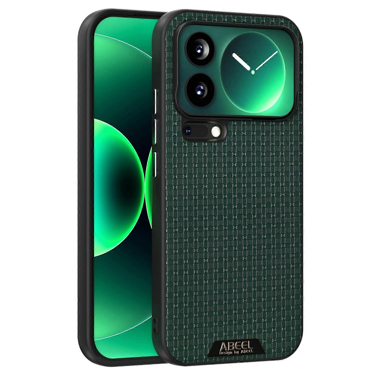 ABEEL For Xiaomi 17 Pro Max Case Compatible with MagSafe Textured Micro-Embossing Back Cover - Green