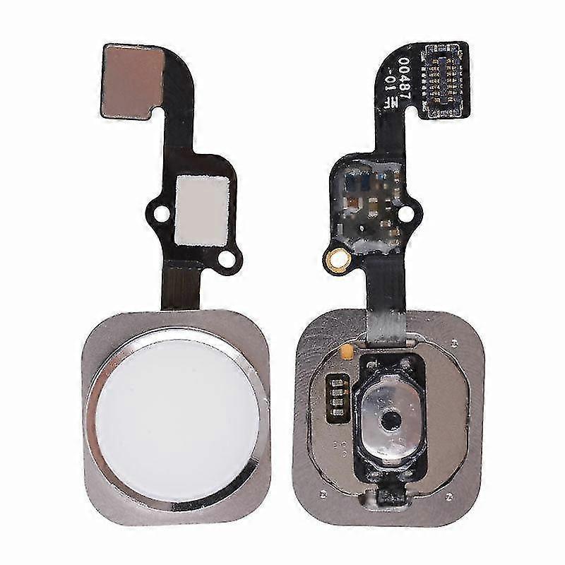 Oem White Home Button Main Key Flex Cable For Apple Iphone 6s 4.7'' & Plus 5.5''