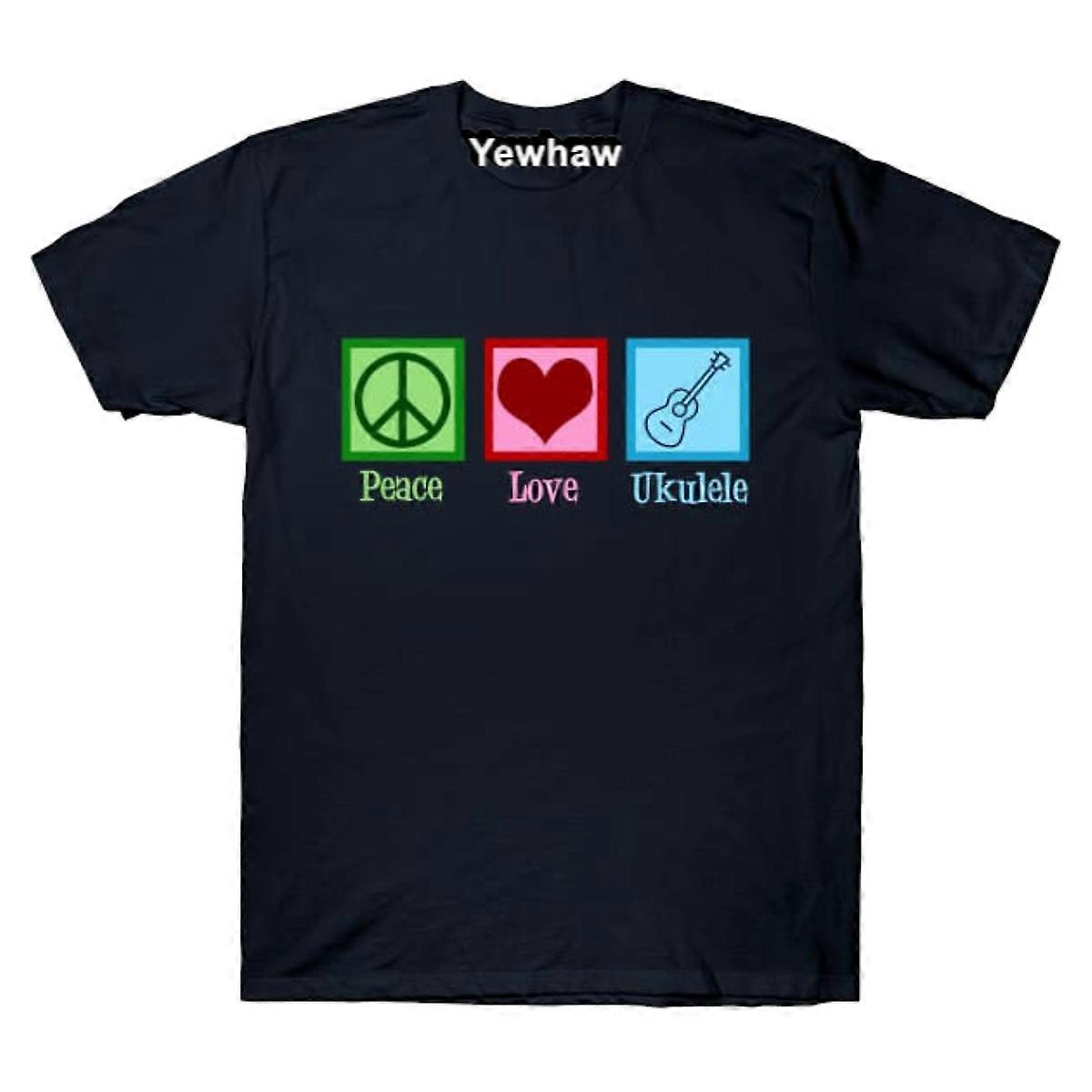 Peace Love Ukulele T-shirt
