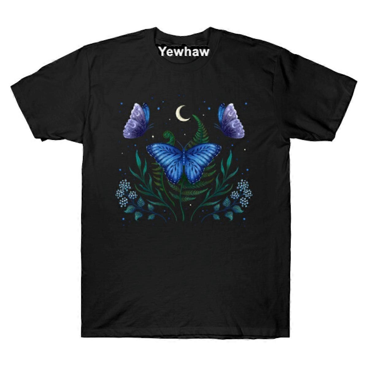 Blå Morpho Butterfly T-shirt