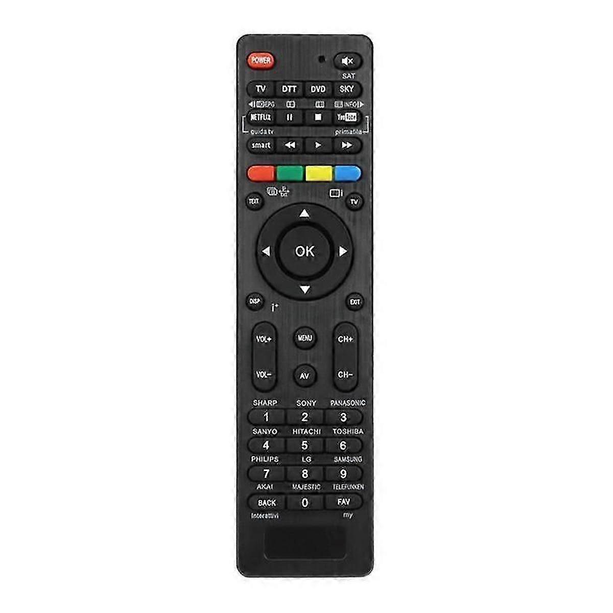 4 in 1 Universal Remote Control suitable for TV DTT DVD One-Key Search Automatic Matching