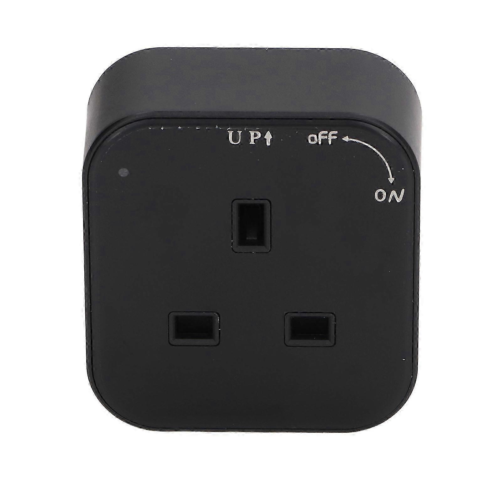 Track Socket Removable Outlet Adapter PC 250V 13A Socket Square with Light Indicator for Power Supply