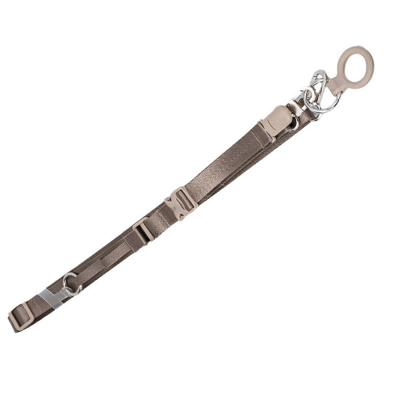 Lightweight Adjustable Carabiner Clip Key Holder Compatible With Keys Cards Small Accessories For Convenient Use  Khaki