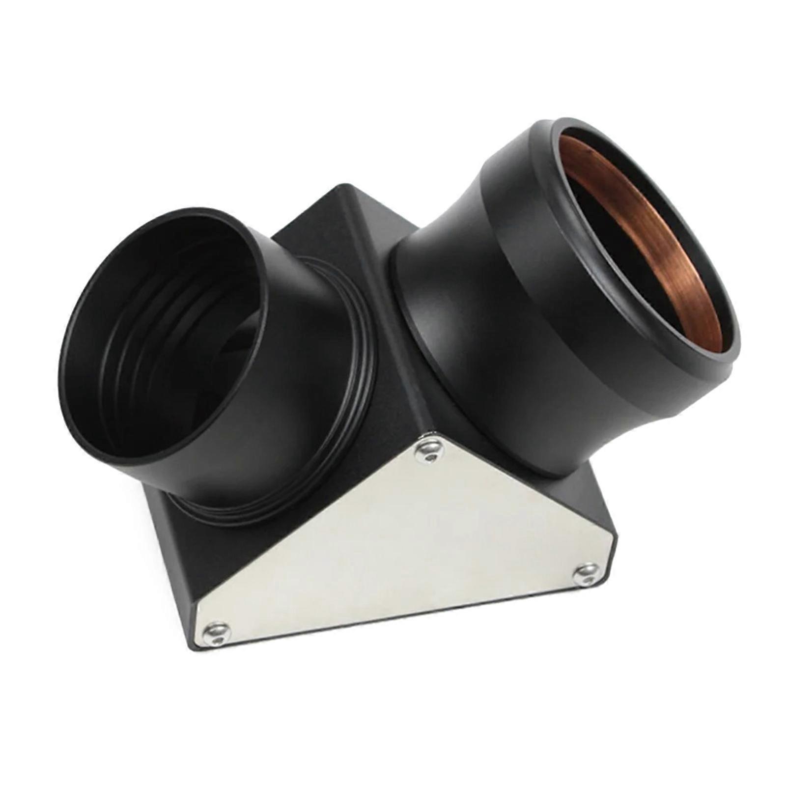 Small  & Portable 2 Inch Summit Mirror 90 Degree Viewing Telescope Mirror Upgrades for Easy Telescope Integration Multicolor