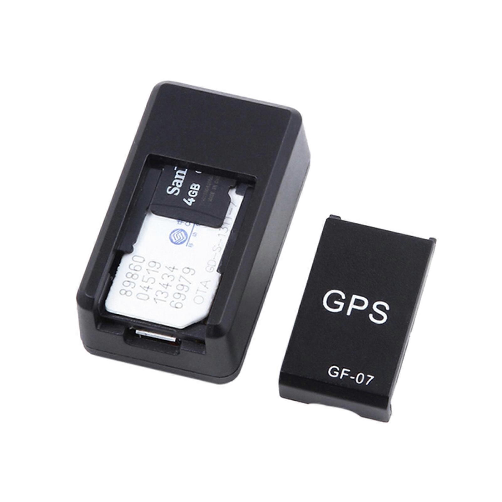 Compact tracking device for car with satellite positioning