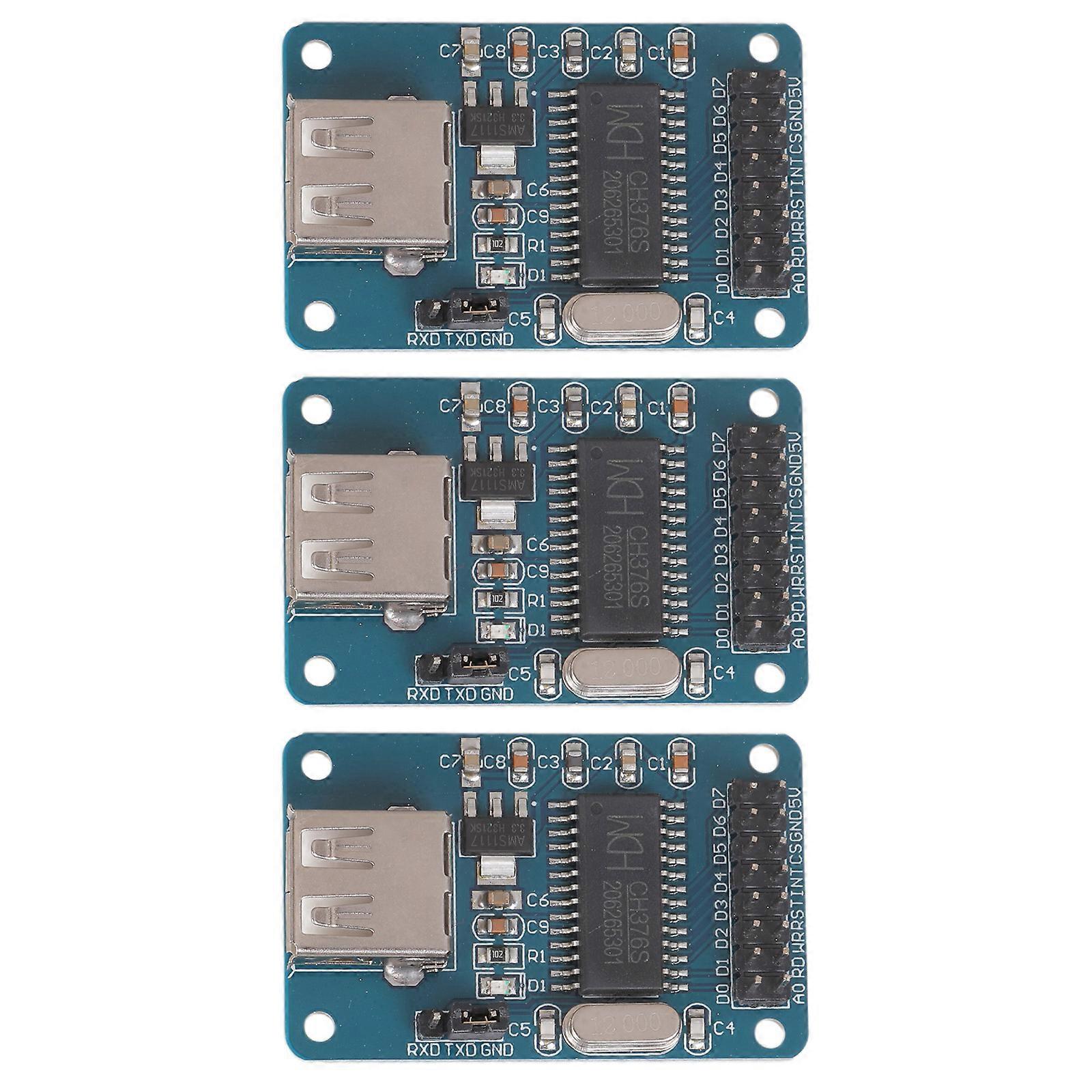 USB Host CH376 U Disk Read Write Module For File Management On U Disk And Memory Cards Compatible for Microcontroller Multicolor