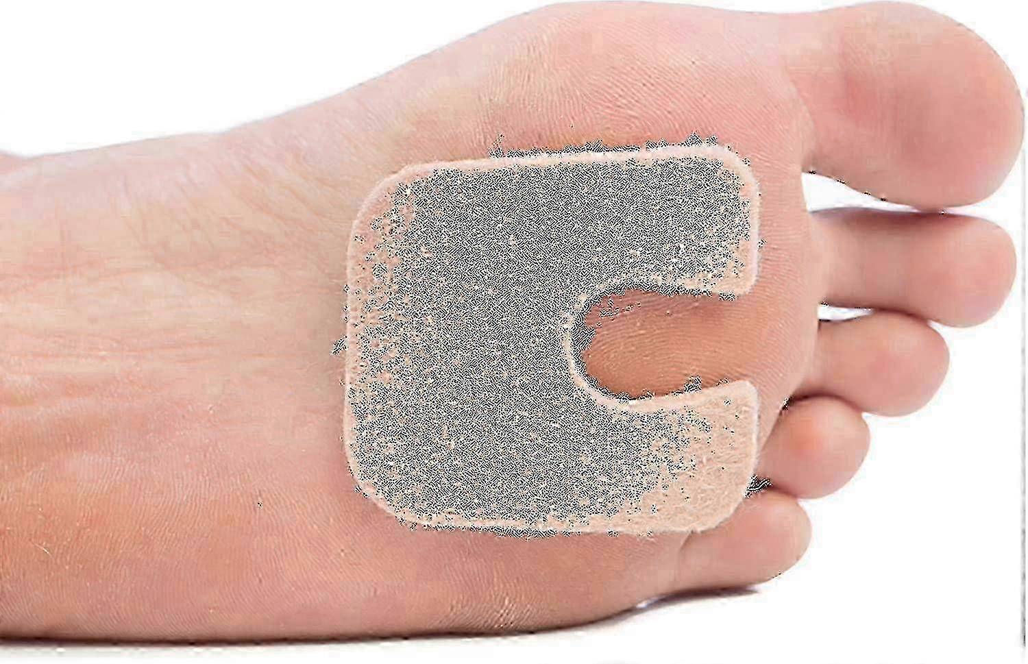 U-shaped Felt Callus Pad Sheep Felt Patch Anti-abrasion Patch - 24 Pieces