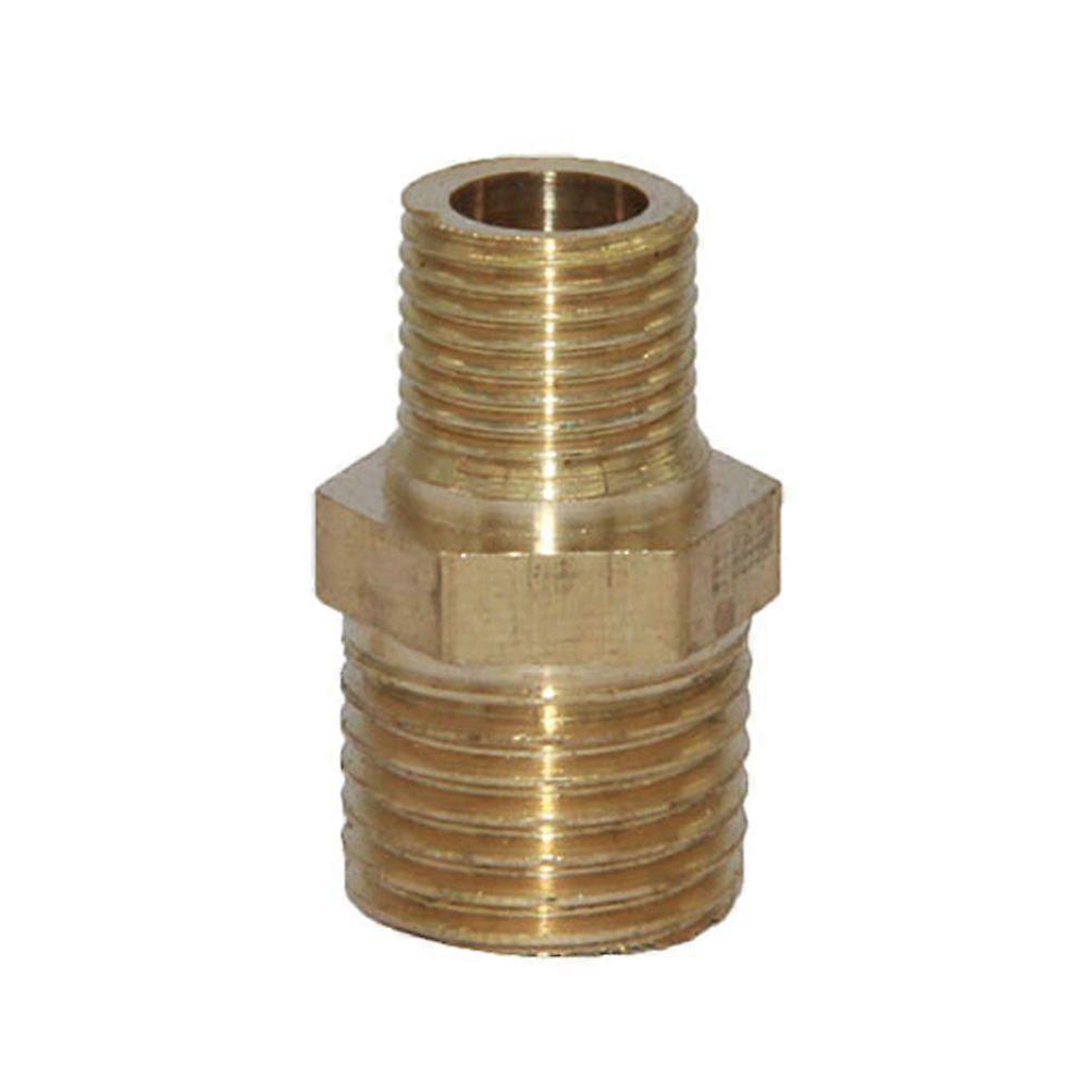 Brass Barbed Double Rod Hex Fitting with 1/4-1/8 #1 Connector