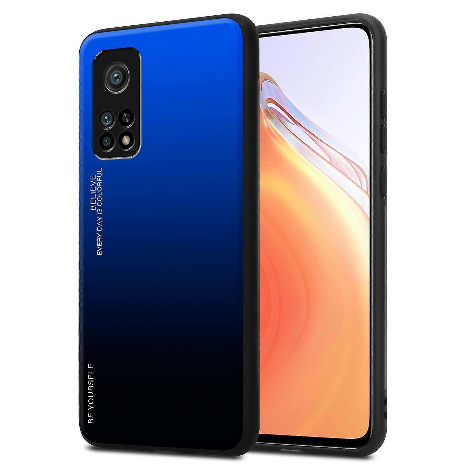 Θήκη Xiaomi Mi 10T / Mi 10T PRO TPU Προστατευτική θήκη - Πίσω κάλυμμα με προστατευτικό γυαλί - Δίχρωμο