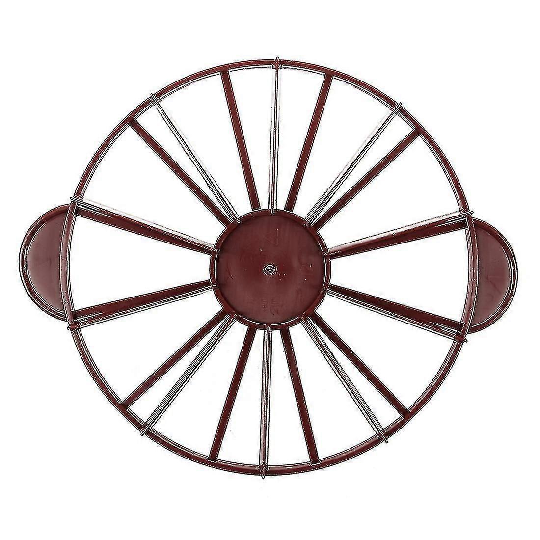 Cake Divider Slice Pie Cake 10 / 12 Piece Equal Portion Marker Divider Dark Red