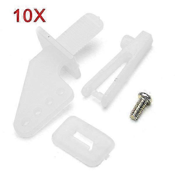 10X Rudder Servo Rob Angle Set With 1mm Chuck Screw For RC Airplane