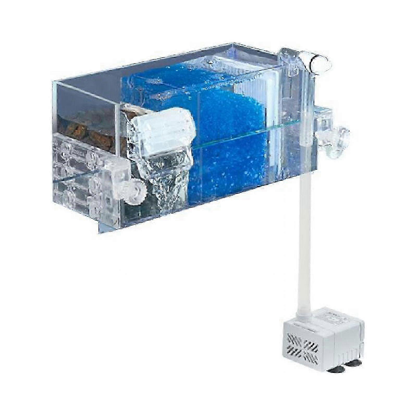 Fish-Tank Waterfall Filter Aquarium External Water Purifying System Wall-Mounted Small Circulate Filter Quiet for Home