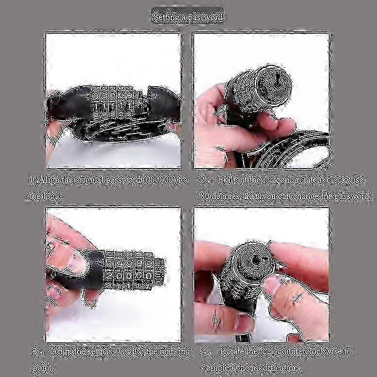 Children's Security Bicycle Lock, Colourful Combination Lock