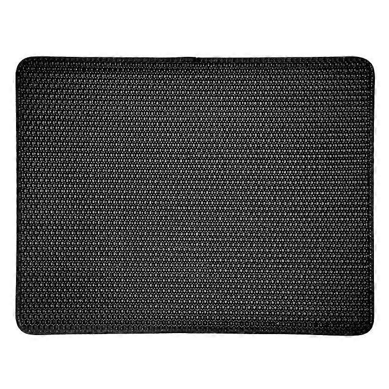 Cat Litter Box Mat Double Layer Honeycomb Design Trapping Pad Easy Clean Lavable Foldable Scatter Control