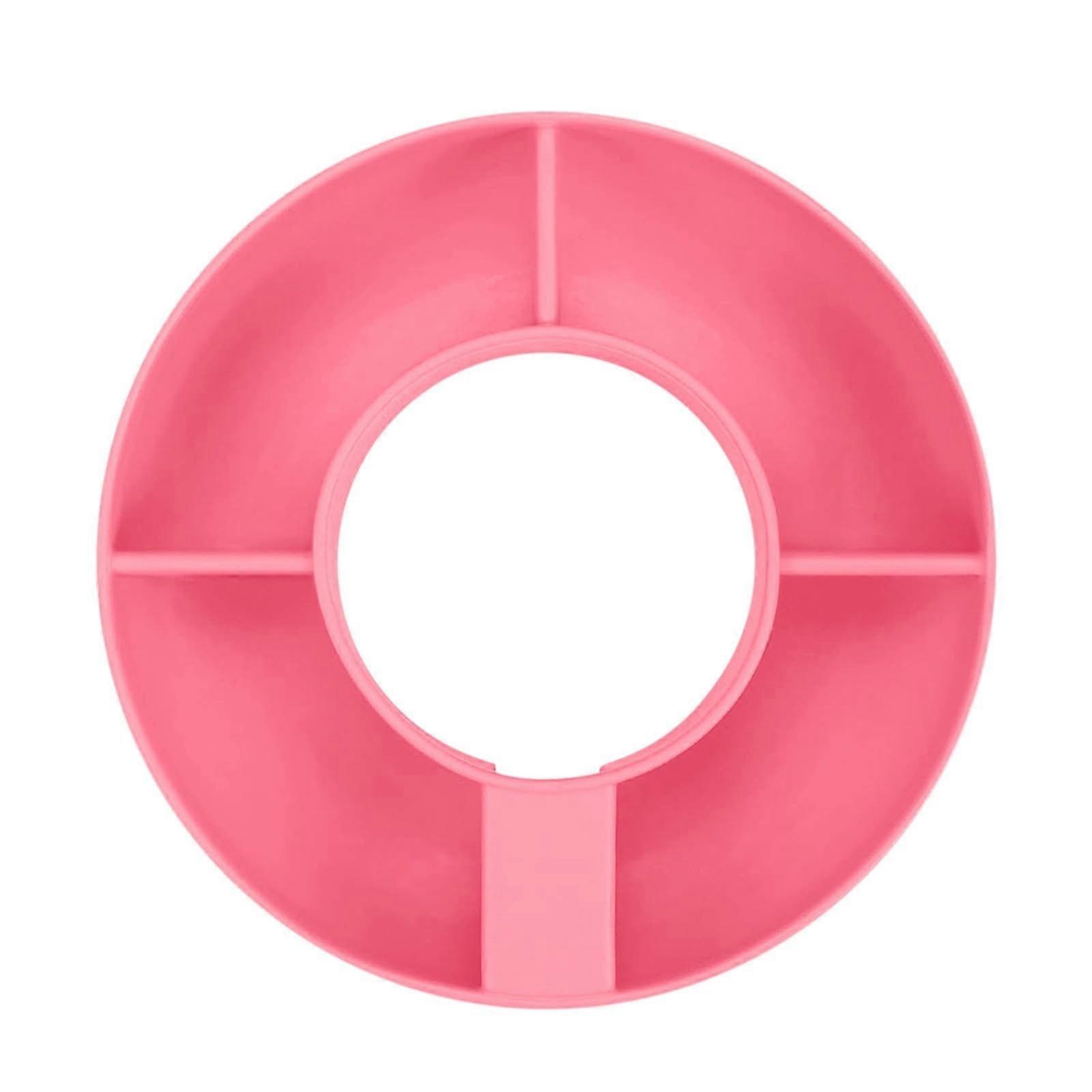 Yonrjhukm Four Partition Snack Platter, Reusable Platter, Fast, Convenient and Multifunctional Platter