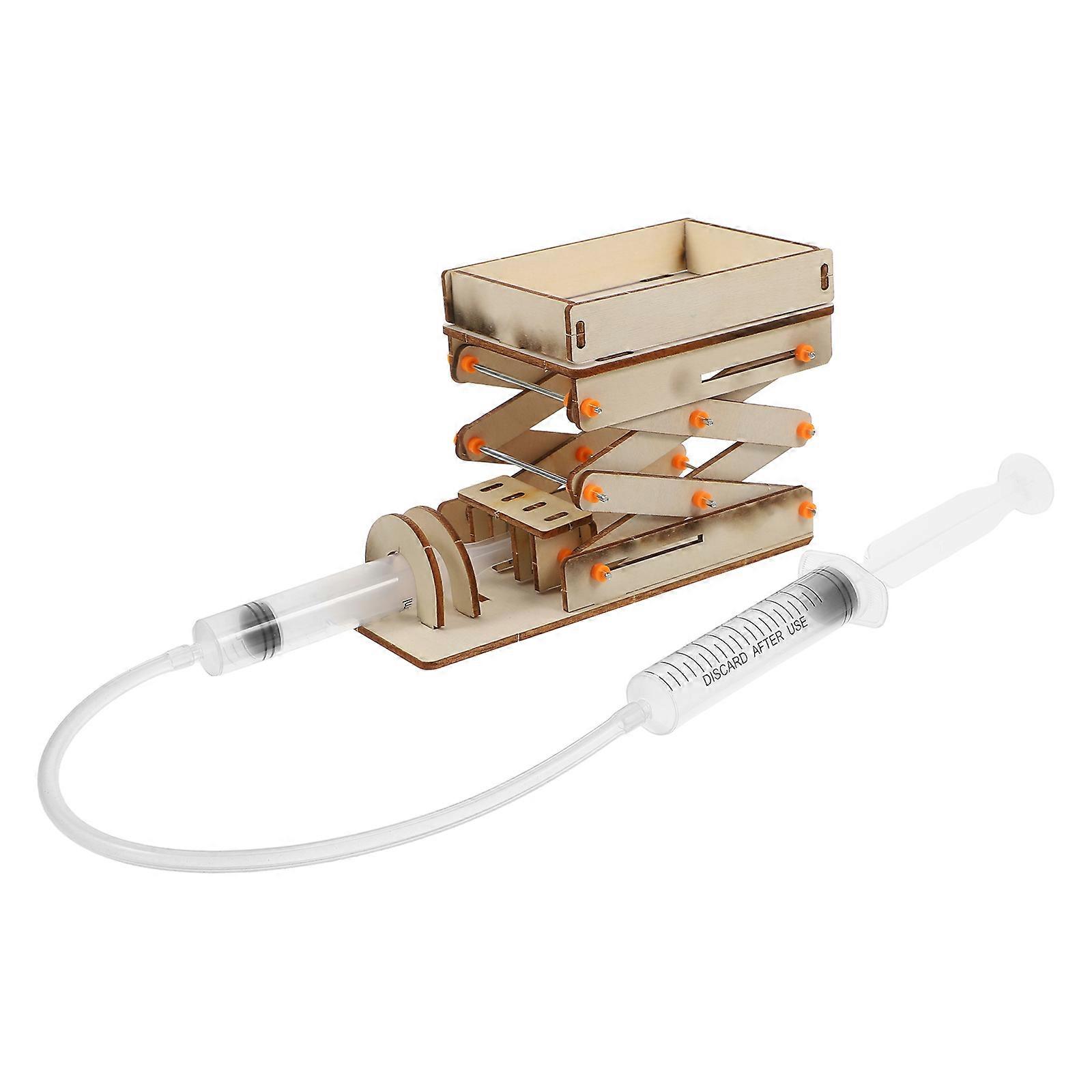 Hydraulic Lifting Platform Lab Jack Toy for Kids Educational Use