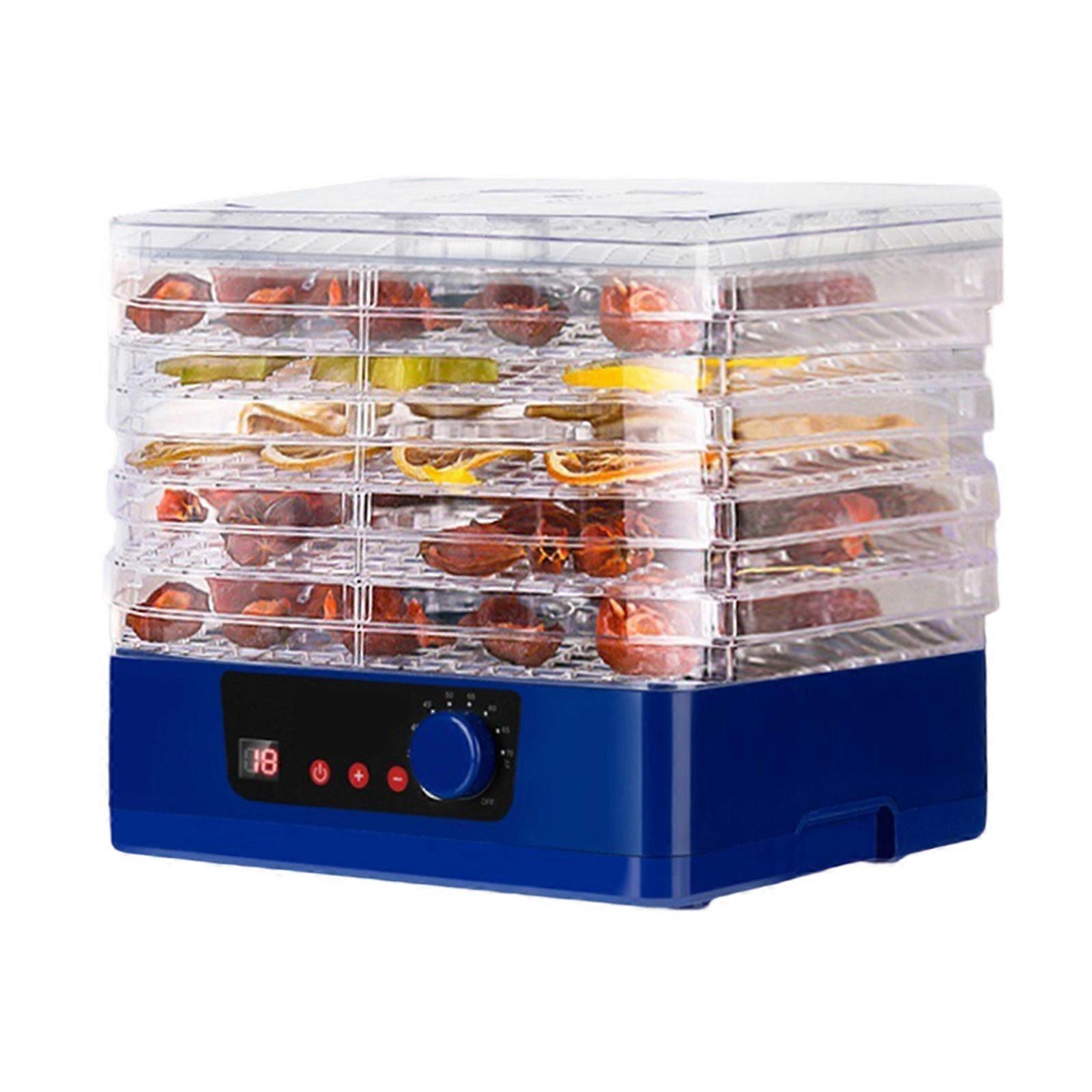 Quiet Food Dehydrator 350W 5 Trays Adjustable Temperature Timer Dryer for Drying Fruits Vegetables Meat Snacks Multicolor