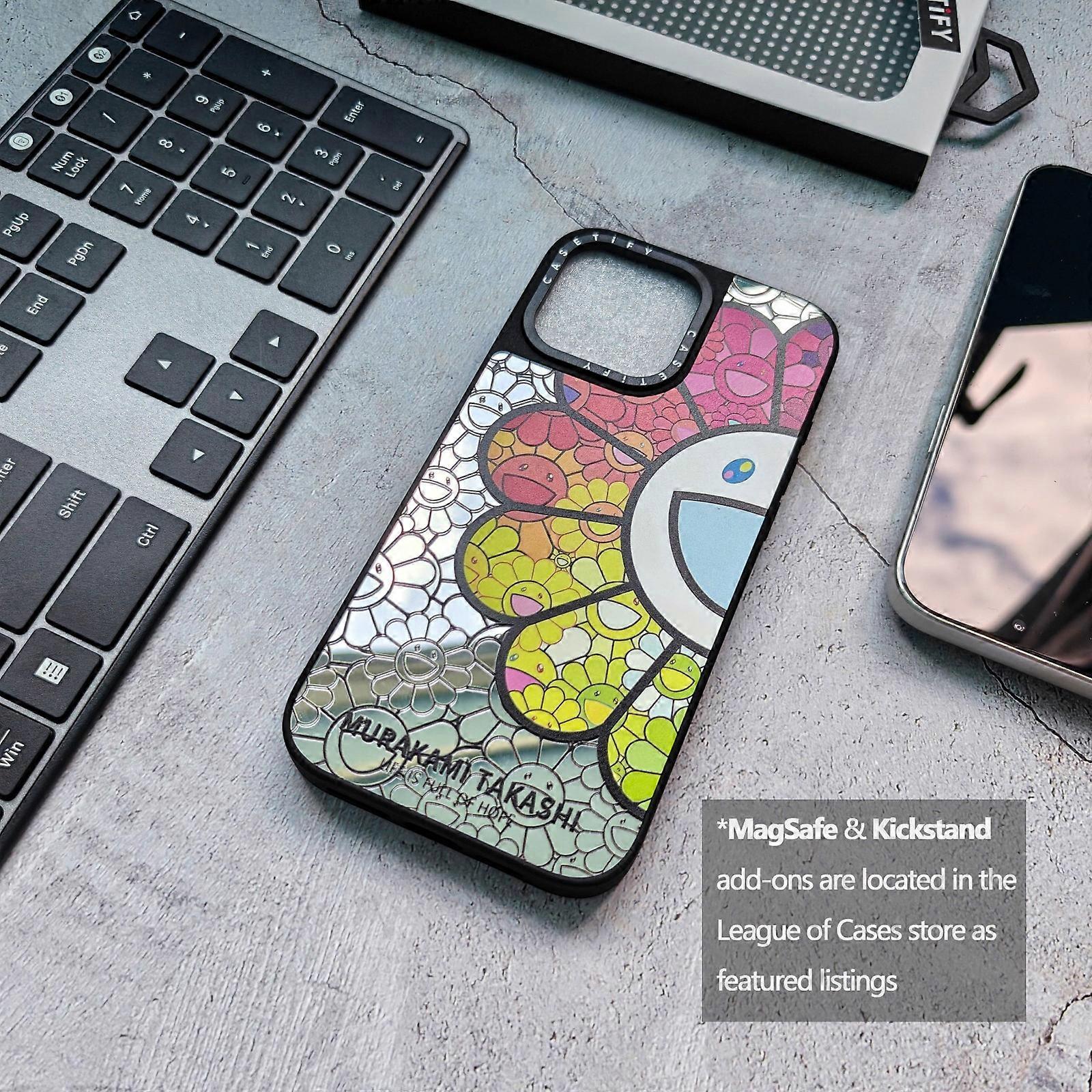 Murakami Casetify Mirror Case for iPhone 13-17 optional MagSafe & Kickstand