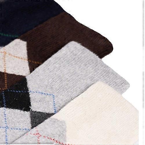 Soxy Mens Argyle Long Socks (Pack of 6)