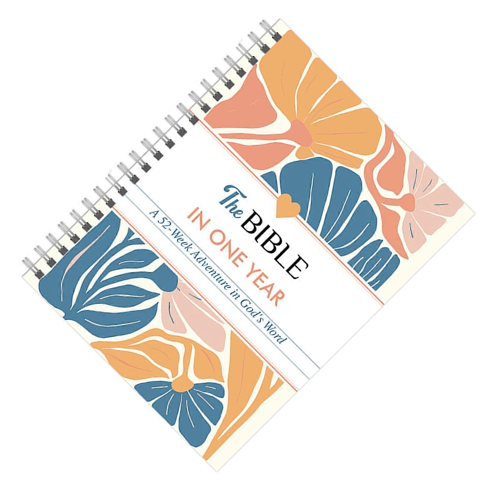 Classical Design Compact Bible Study Notebook With 52 Week Guided Plan And Ample Writing Space Light Weight Design  A5