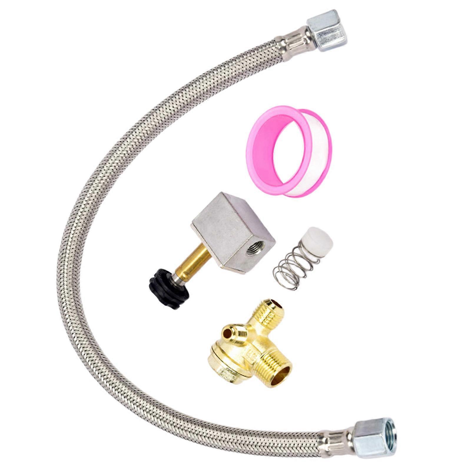 Air Compressor Check Valves Kits Air Pumps Check Valves Connecting Pipe Valves Core Power Tool Accessory Easy to Use Multicolor