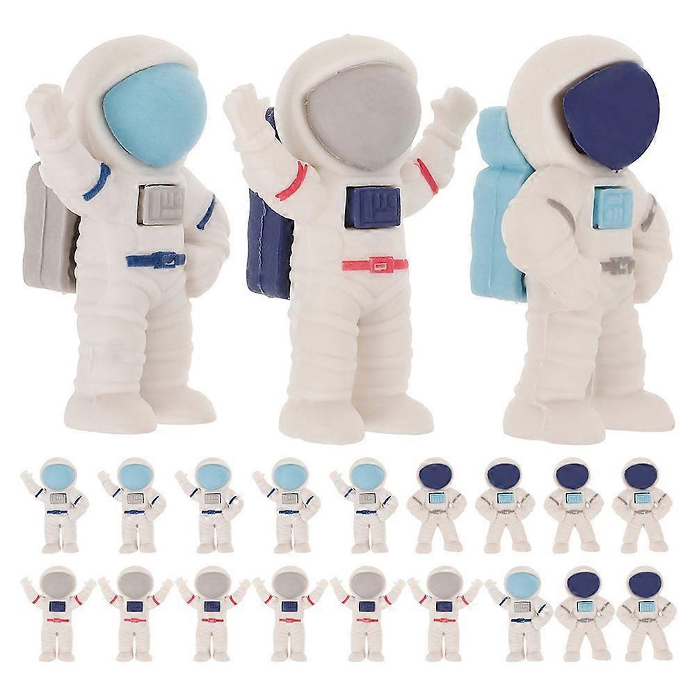 Astronaut Erasers for Kids Bulk Unique 3D Design 36Pcs Space Themed Stationery