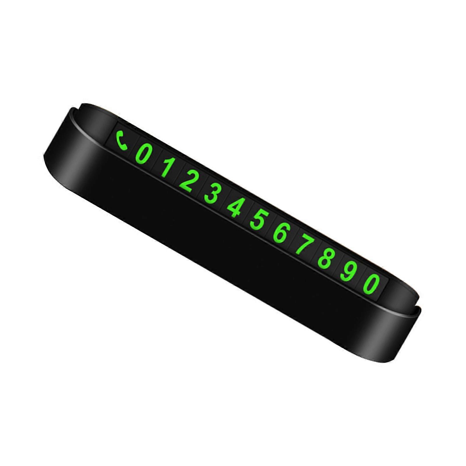 Multifunction  Car Parking Number Stand with Fluorescent Night Display Simple Installation for Residential & Commercial Use Multicolor