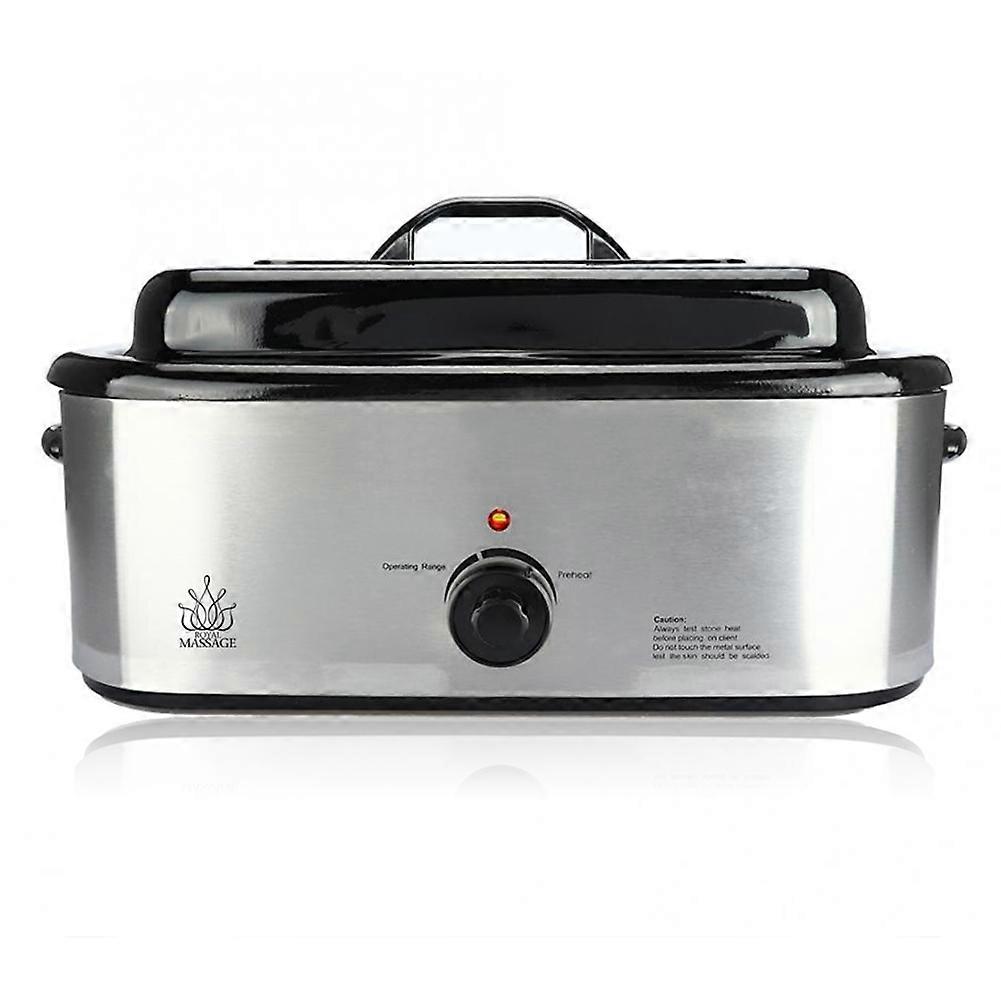 Royal Massage 18 Quart Hot Stone Heater - Hot Rock Massage Stone Therapy Warmer Heating Device - Professional Grade Large Capacity