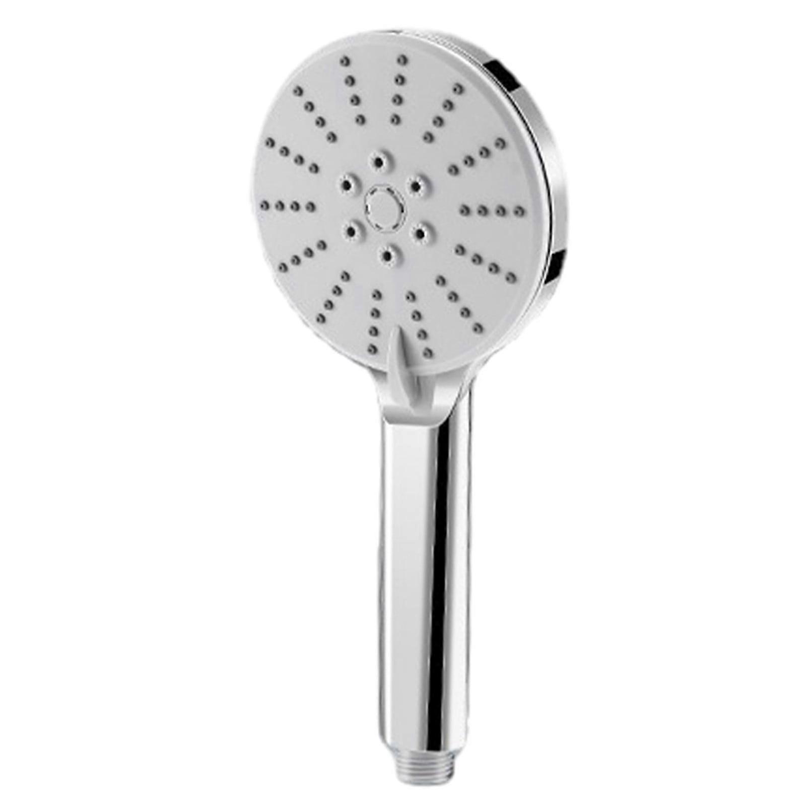 YgkuHd Turbo Shower Head with 4 Bathing Modes, Pressurized Skin-beautifying Nozzle & Water Heater Filter, Electroplated Finish