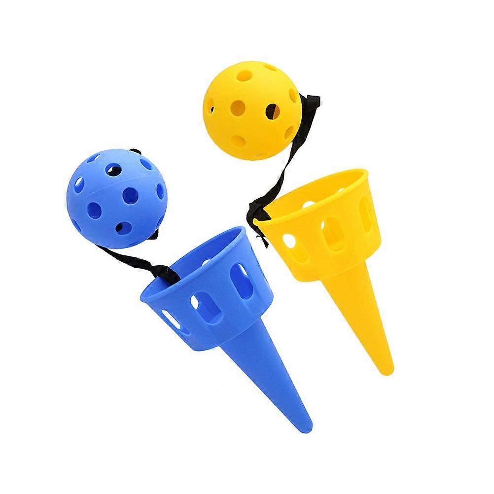 Ball Catch Game Toy for Kids Playing with 2Sets Outdoor Scoop Ball Activities