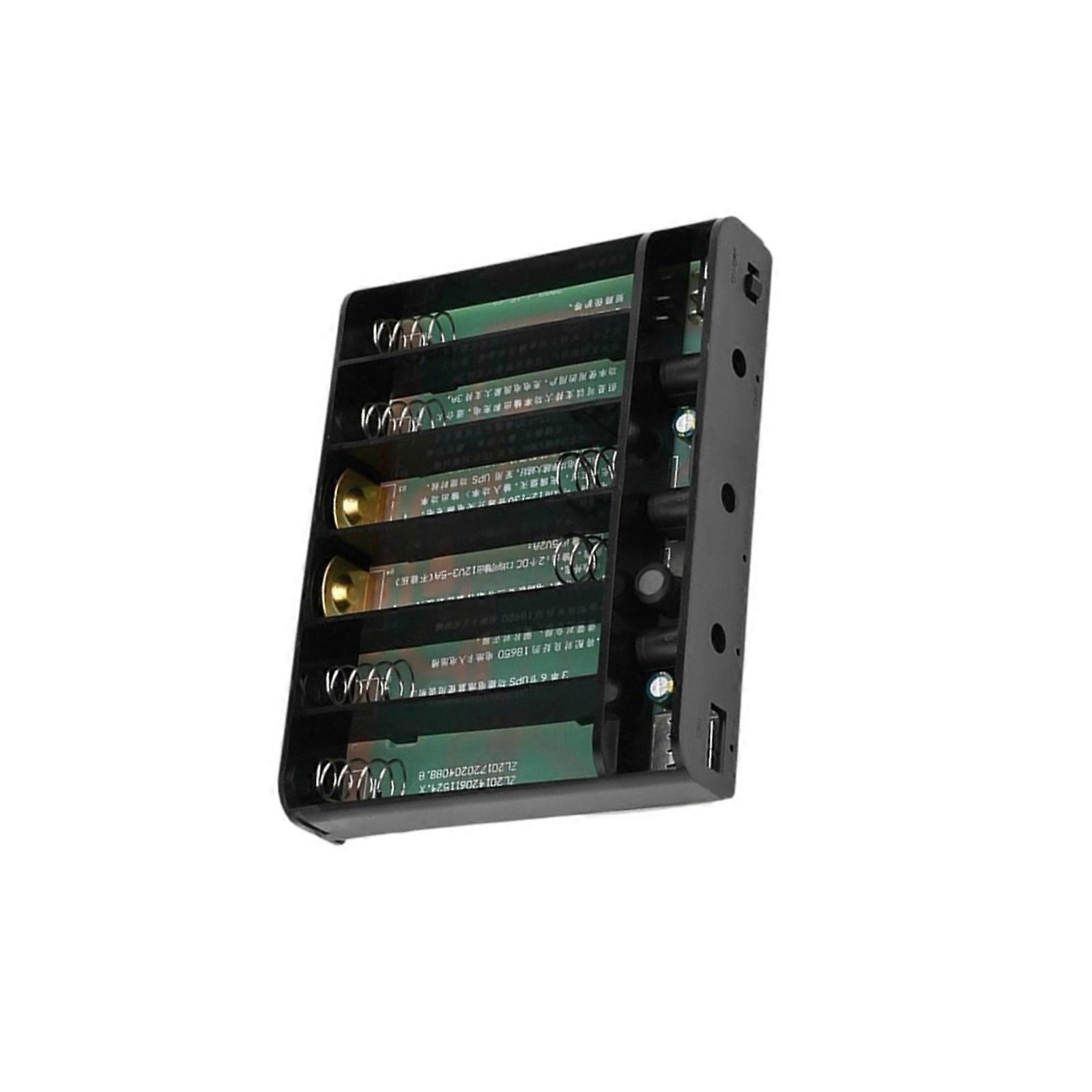 Portable UPS Power Box 18650 Lithiums Battery DC12V/9V/5V Power Supply Kit Not Need Welding for Mobile Office Use Multicolor