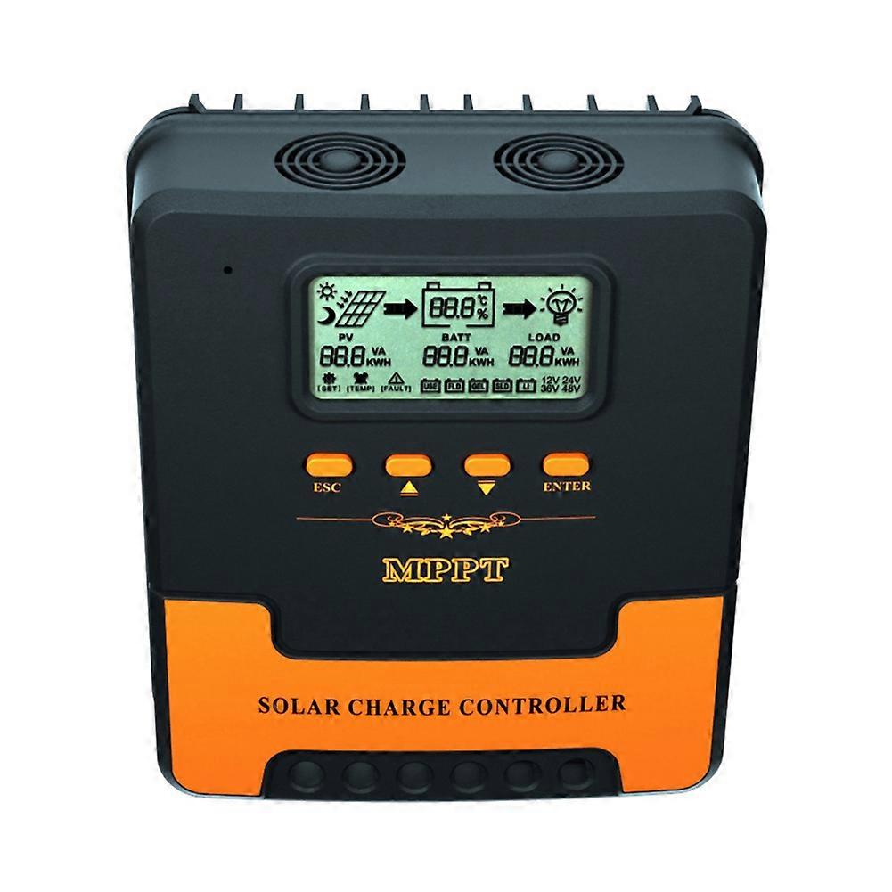 60A MPPT Solar Charge Controller 12V 24V Auto Adapting Lead Acid Lithium Battery Charging Controller for Solar Panel