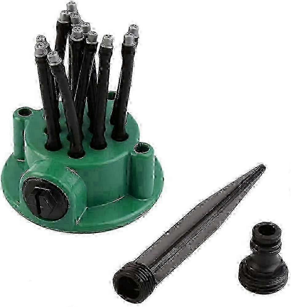 Garden Sprinkler 360 Degree Multi Head Adjustable Garden Irrigation Tool