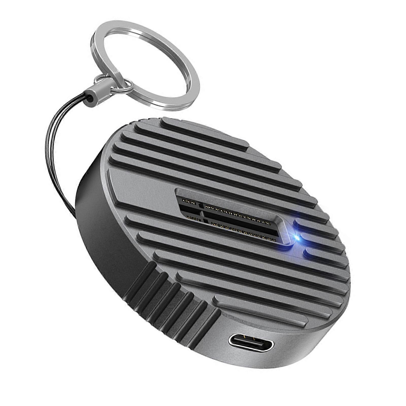 Solid Disk Case Hard Disk Enclosure Support 10Gbps Hard Disk Case Type C 3.1 10Gbps Fast Transfer Aluminum Housing Box Multicolor