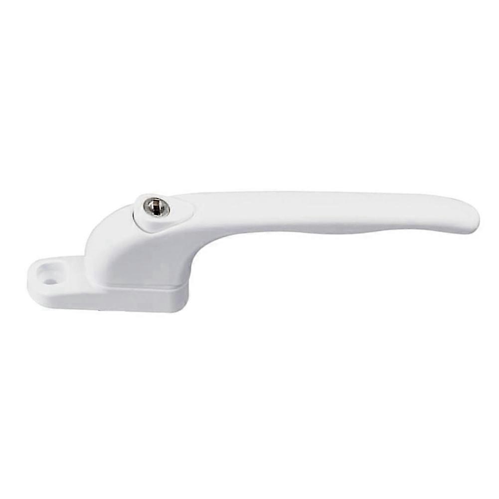 Window Handle, for Windows, White, Universal Window Handle, Flat Handle, Key Lock, for Double Glazing