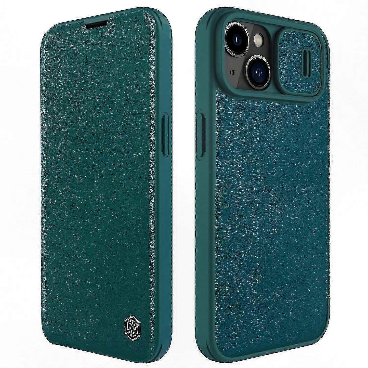 Full Protection Phone Case with Sliding Lens Cover for   14 and   13 PU Material Design