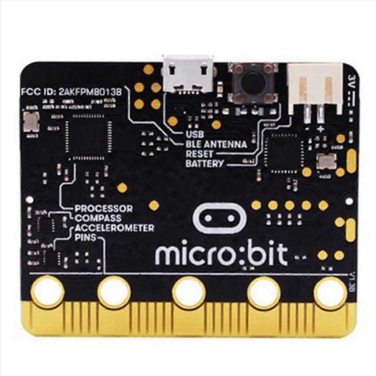 2X Microbit Go Start Kit Development Board Programmable Learning with Alligator Clips Test Lead Set