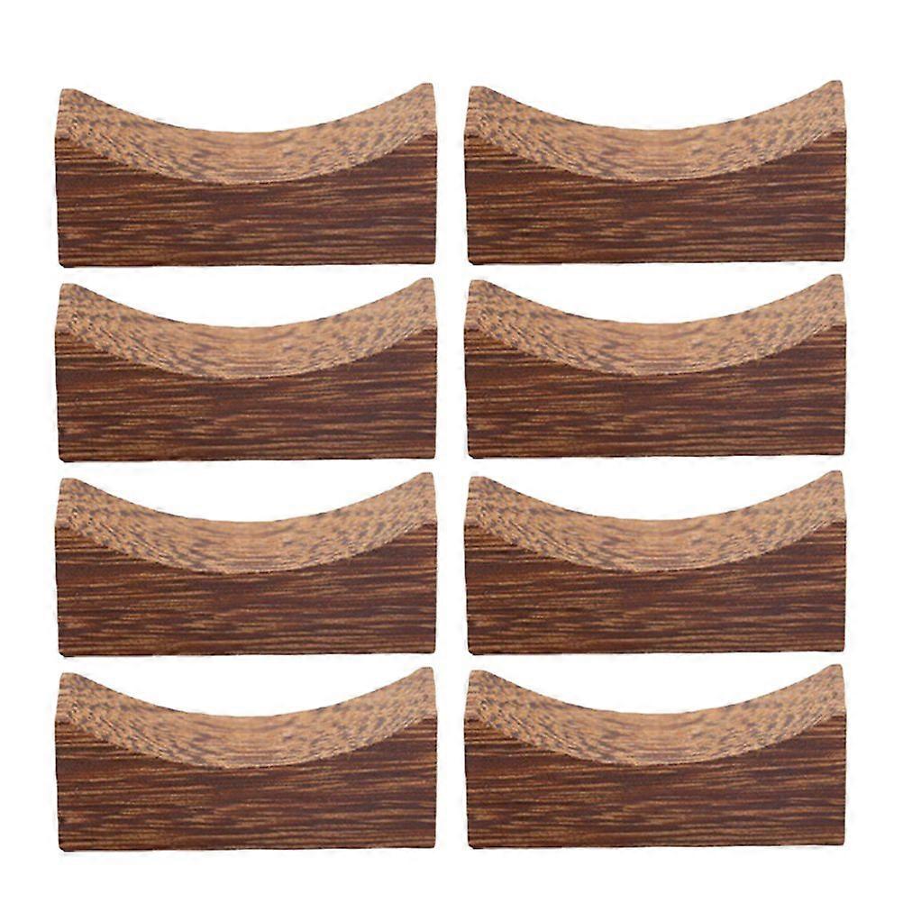 8pcs Japanese Wooden Chopstick Rest Holder for Stable Placement Dishwasher Safe Multi-Functional for Spoons Forks Tableware Accessory
