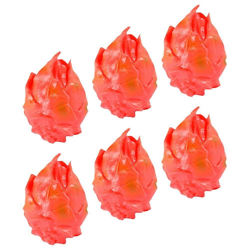 Simulation Pitaya Model Mini Fruit Decor for Creative Use 12Pcs