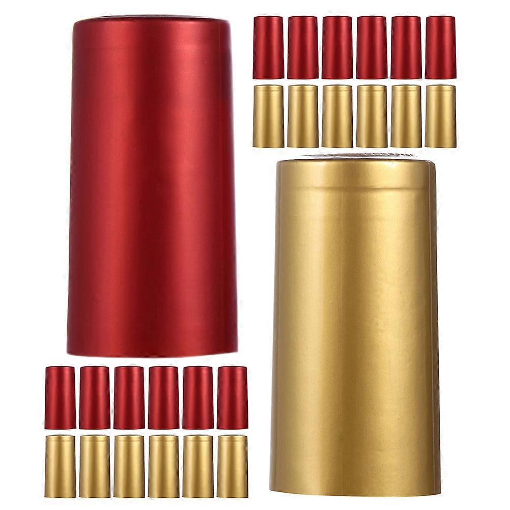 Heat Shrink Caps Seal Wraps for Secure Closure 400Pcs PVC Assorted Color