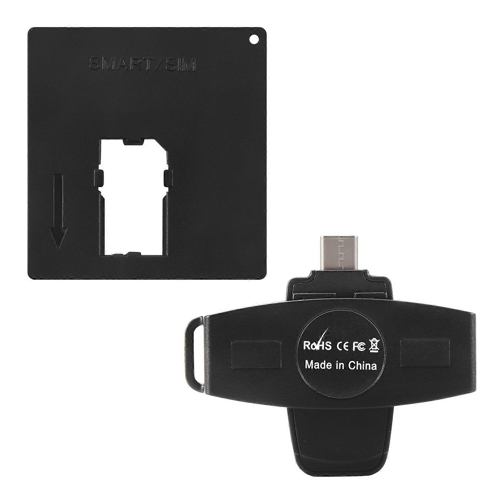 CSCR3 Smart CAC Card Reader Type-C Bank Tax Declaration SIM Card/IC Card ID Card Reader