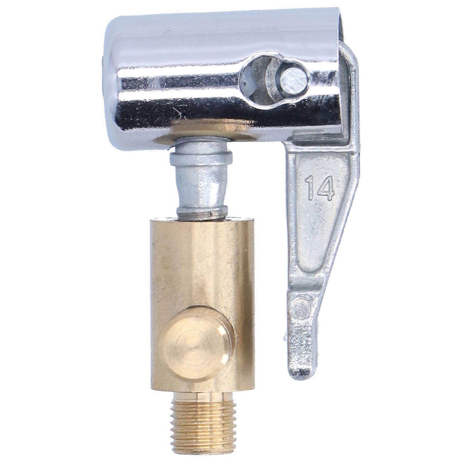 Nozzle adapter for car air pump, universal connector for quickly inflating and deflating tires.
