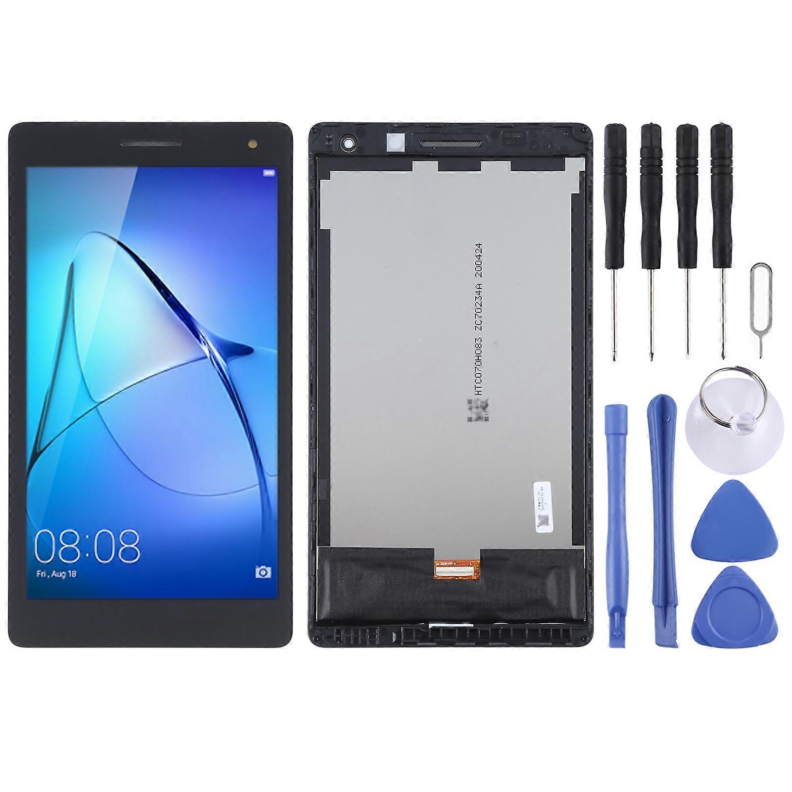 COMPATIBLE LCD Screen for Huawei MediaPad T3 7.0 3G BG2-U01 Digitizer Full Assembly with Frame(Black)