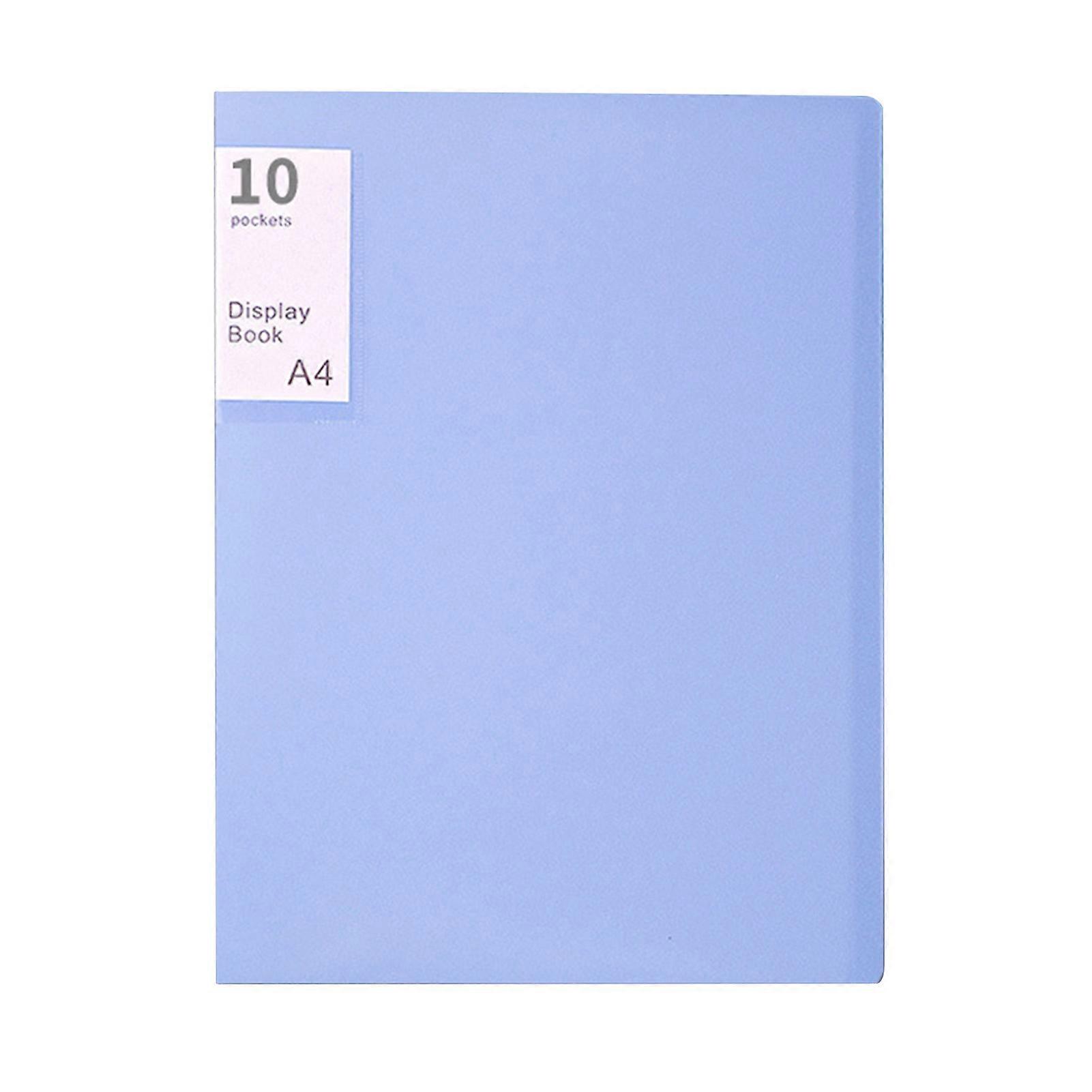 A4 clear document display folder multi-pocket PP Material, Reusable & Long-lasting Use. Boost office efficiency & professionalism.